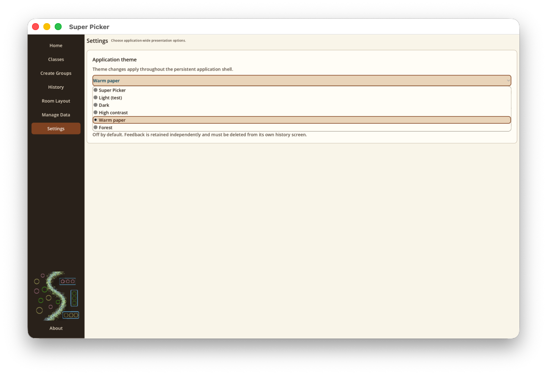 How to change settings in Super Picker on macOS